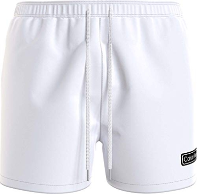 Calvin Klein Medium Drawstring Baador para Hombre, Pvh Classic Blanco, M