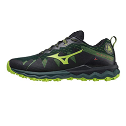 Mizuno Wave Daichi 6, Zapatillas para Carreras de montaa Hombre, Ggables Lgreen Obsidiana, 44.5 EU en oferta