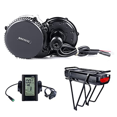 Bafang BBS01B 36V 250W / 350W / 500W Kit de Conversión de Bicicletas Eléctricas, Batería de Tubo descendente Opcional de 36 V 7,8Ah/10Ah/15,6Ah/17,4Ah