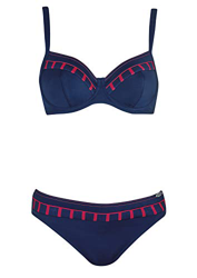 Sunflair Bikini New Nautic Cup E azul/rojo 95C precio