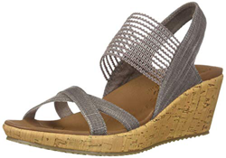 Skechers Beverlee High Tea, Sandalia Mujer, MVE, 40 EU en oferta