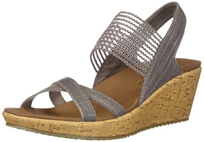 Skechers Beverlee High Tea, Sandalia Mujer, MVE, 40 EU