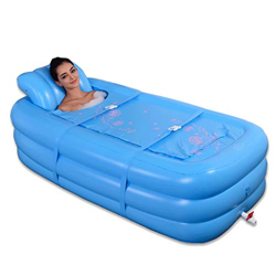 Conveniente Bañera Inflable Espesada bañera for Adultos bañera Plegable Nadar características