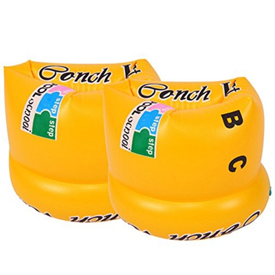 BEETEST 1 par Bandas de brazo brazaletes amarillo de natación para adultos niños niños inflables de la nadada de
