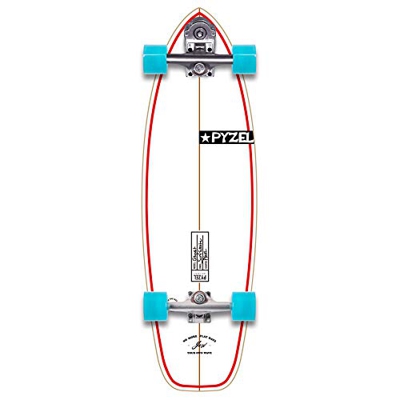 YOW Ghost 33.5" Signature Series Pyzel x Surfskate Skateboard, Adultos Unisex, Multicolor (Multicolor), 10" x 33.0