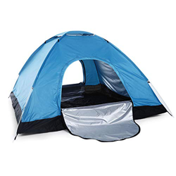 Chnrong Tienda de campaña para 4 personas, con doble puerta, ligera, apertura automática, impermeable, instantánea, plegable, para picnic, playa, jard en oferta