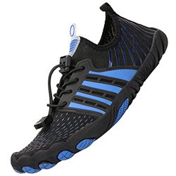ZusFut Escarpines Hombres Barefoot Respirable Antideslizante Zapatos de Agua Hombre Escarpines Agua De Playa Rio Pesca Buceo Surf características