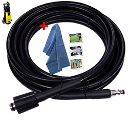 parpyon Lavor - Manguera de repuesto para hidrolimpiadora de agua fría Lavorwash y fasa con conexión rápida, 6 metros de longitud + paño profesional d en oferta