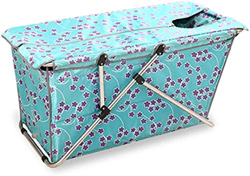 Inflatable pool Conveniente Plegable Bañera de hidromasaje Inicio Barril de Madera Barril de baño Gran bañera baño Barril Espesado Aislamiento Nadar ( precio