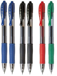 PILOT G2 PACK 6 BOLIGRAFOS 2 AZUL 2 NEGRO 1 ROJO 1 VERDE características
