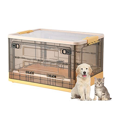 Zhao Li Jaula Transparente para UCI de oxígeno para Cachorros, Caja Plegable de PVC para nebulización de Animales, para el Tratamiento de la Tos 50 × 