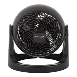 Iris Ohyama PCF-HE18 Woozoo - Ventilador de mesa / ventilador de escritorio potente y silencioso, 31W, Hélices 3D patentadas, Rotación de 360°, 3 velo precio