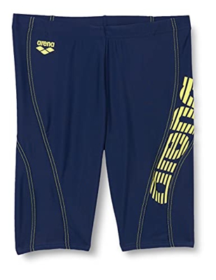 ARENA Bañador Jammer Hombre Byor EVO, Navy-Navy-Soft Green, m
