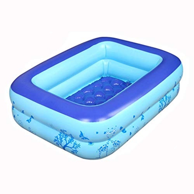 Conveniente Piscina Inflable PVC 120 / 130cm Piscina Inflable hogar Piscina al Aire Libre estratificada desagüe de Fondo Inflable Nadar (Size : 120 * 