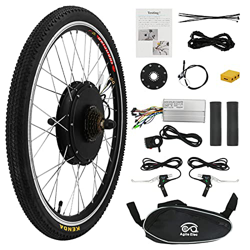Kit de conversión para bicicleta eléctrica de 26 pulgadas, 48 V, 1000 W, motor de buje para bicicleta, bicicleta eléctrica, kit de conversión (rueda t características