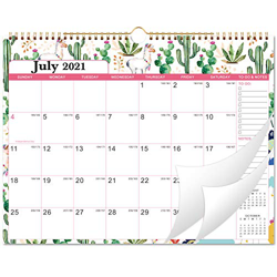 Calendario 2021-2022 – Calendario mensual de pared 2021-2022 con fechas julianas, 38 x 29 cm, julio 2021 - diciembre 2022, encuadernación de doble ala en oferta