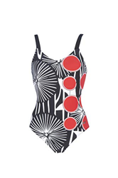 ARENA W Wing Back One Piece Bañador Bodylift Mujer Nori Copa B, Black-Black, 40 en oferta