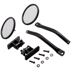 Par de Espejo lateral rápido compatible para Jeep Wrangler TJ JK 1997-2018 Negro precio