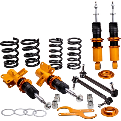 Amortiguación ajustable de suspensión deportiva coilover compatible para Chevrolet Camaro