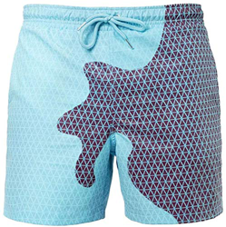 RZKJ Bañador para hombre que cambia de color, de secado rápido, con cordón, tamaño ajustable c S precio