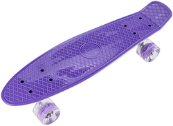 HyperMotion Monopatín para niños y adolescentes | Retro Board 56 x 15 cm 22 pulgadas con rodamientos ABEC-7 | Ruedas LED 60 x 45 mm | Dureza 80A | Mat en oferta
