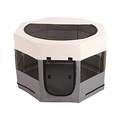 dog crate Perros Gatos Impermeable Viaje Tienda de Tienda Cerca Peña Playpen Yarda Portátil Plegable Casa Grandes Casa con cremallera Jaula al aire li