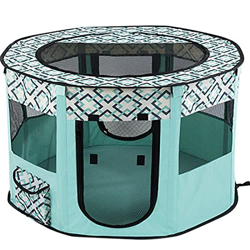 dog crate Mascotas portátil plegable gato tienda de gato perro jaula para gato tienda de campaña gatito Playpen Puppy Kennel Cerca Pequeño perros Casa en oferta