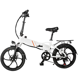 20 Pulgadas Bicicleta eléctrica Fest-nighj de Asistencia eléctrica Plegable Ciclomotor E-Bike 350W 10.4AH Batería Alcance de 80 km para desplazamiento en oferta