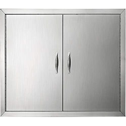 VEVOR Puerta de La Cocina Al Aire Libre Puerta de BBQ de 26 Pulgadas Acceso Doble Acero Inoxidable 304 Perfecto para Cocinas Al Aire Libre y Condicion en oferta
