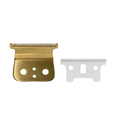 AIRERA Cuchillas de Reemplazo Estándar Profesional #04521 para Andis T Outliner, que incluye 1 cuchillas fijas y 1 móvil y juntas de plástico/metal, c