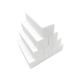 rongweiwang Herramienta de Pulido del Bloque de Espuma 10pcs Lima de uñas portátil Clavo de Pulido de Herramientas de manicura casera Hecha en casa Bu precio