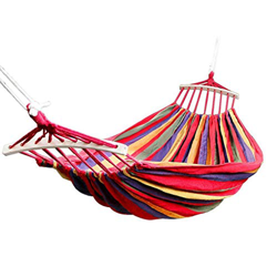 ZWW electronic hamacas portátiles Hamaca Doble 450 Lbs Recorrido Que acampa Portable Hamaca Colgante Columpio for la terraza Lazy Lienzo hamacas para  características