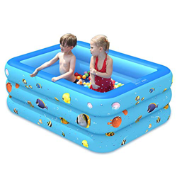 OTTF Piscina infantil hinchable de tres capas, piscina hinchable, piscina para bebés, 130CM, dreischichtig precio