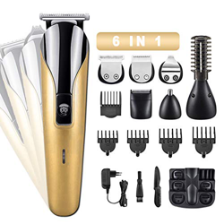 SLE Cortapelos Profesional Hombre, 6 en 1 Cortapelos Cuerpo y Cabeza para Recortadora de Barba Cara Cuerpo Nariz… en oferta