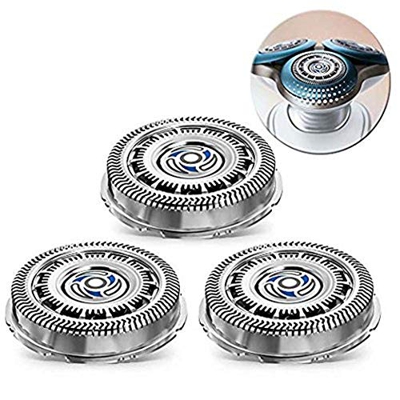 getherad 3 cabezales de afeitado, cabezal de corte, cabezales de afeitado, cabezales de repuesto para Philips SH70 S7310 7370 7530 7720 7780 S7000, S7
