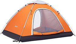 Ubon Tienda Instantánea de Campaña para 2-3 Personas Pop-Up Ligera Anti-UV Protección Solar Cortavientos Portátil Refugio para Playa Camping Parque Pi en oferta