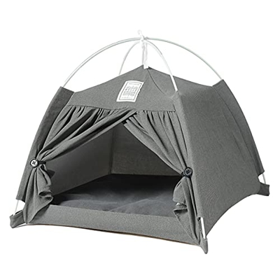 HANDON Tienda de campaña para Perros y Gatos - Tienda de campaña para Perros y Gatos extraíble Casa para Perros Transpirable Suministros para Mascotas