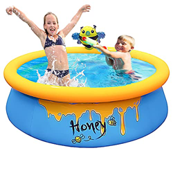 Piscina infantil para bebés, piscina familiar grande, piscina hinchable para jardín, piscina para adultos, bebés, exteriores, Easy Set – 150 cm x 150  en oferta