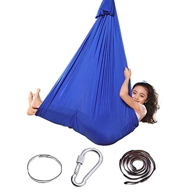 Hamaca para Exteriores para Adultos y niños,Columpio de terapia de interior para niños y adolescentes, hamaca suave para colgar, silla para niños, yog