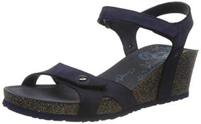 Panama Jack Julia Basics, Sandalia con Pulsera Mujer, Azul (Marino B10), 36 EU