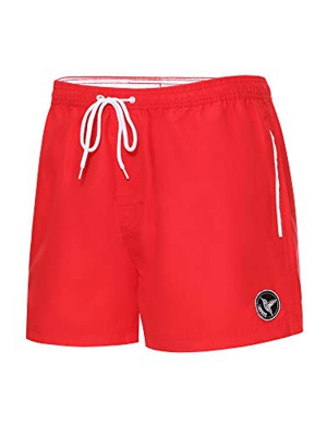Ladeheid Bañador de Natación Short Baño Hombre LA40-199 (Rojo, 3XL)
