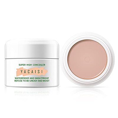 Crema correctora Multiusos, fácil de aplicar Crema de Perfil de Maquillaje de Cobertura Total, Crema de Perfil Impermeable de Larga duración, cosmétic