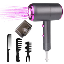 flintronic Secador de pelo profesional, secador de pelo iónico de 1800 W, 3 ajustes de temperatura con 1 difusor magnético adecuado para la reparación en oferta