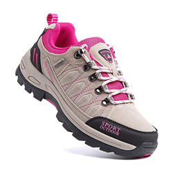 Zapatillas Trekking Hombre Antideslizantes Zapatos de Senderismo Transpirable Botas Montaña Bajas al Aire Libre 1 Gris Talla 38 EU en oferta