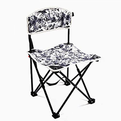 Silla de Camping portátil El Mejor Taburete Plegable Acolchado para Acampar Plegable rápido con Respaldo, Silla de Camping Ligera, Carga máxima 242 Li en oferta