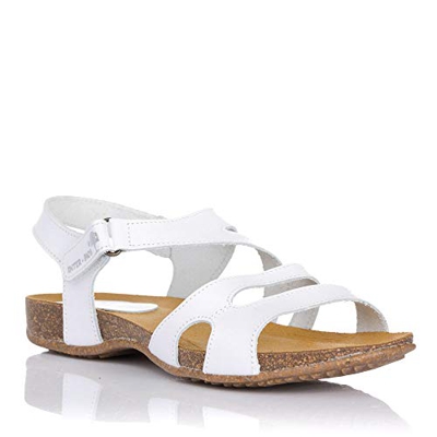 Sandalias Planas Interbios 4441 Blancas - Talla: 37 genero: Mujer