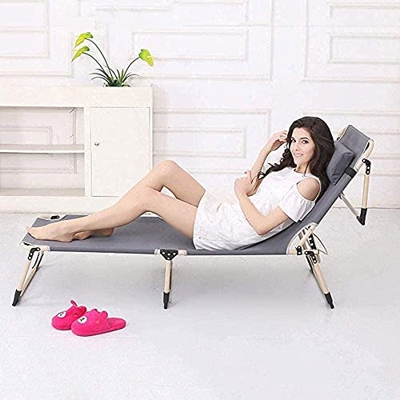 KDMB Silla de salón Zero Gravity Cama Plegable Ajustable de Zero Gravity de Alta Resistencia para Patio, Piscina, jardín al Aire Libre, Playas, soport