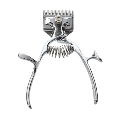 tijeras de pelo - SODIAL(R)Antiguo Moda Manual Tijeras de peluquero Empuje de mano de Corte de pelo Ruido bajo No electricos Cortador de pelo
