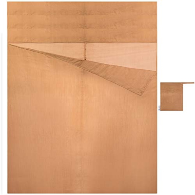 Vagabag - Saco Sábana de Dormir - 2 Personas - Sábana de Seda Ultraligera 197g - cómoda 170x230 cm y Suave: 100% Seda Natural - Compartimento para Alm