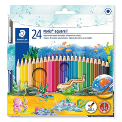 STAEDTLER-Noris Club aquarell 10 Estuche con 24 lápices, multicolor, (144 10NC24) en oferta